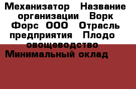 Механизатор › Название организации ­ Ворк Форс, ООО › Отрасль предприятия ­ Плодо-, овощеводство › Минимальный оклад ­ 42 000 - Все города Работа » Вакансии   . Адыгея респ.,Адыгейск г.